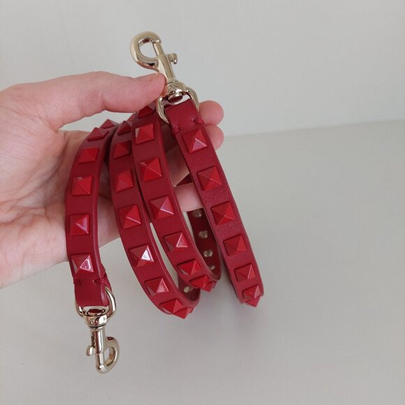 Valentino Garavani Rockstud Rouge 2 Way Satchel Bag - Picture 8 of 17